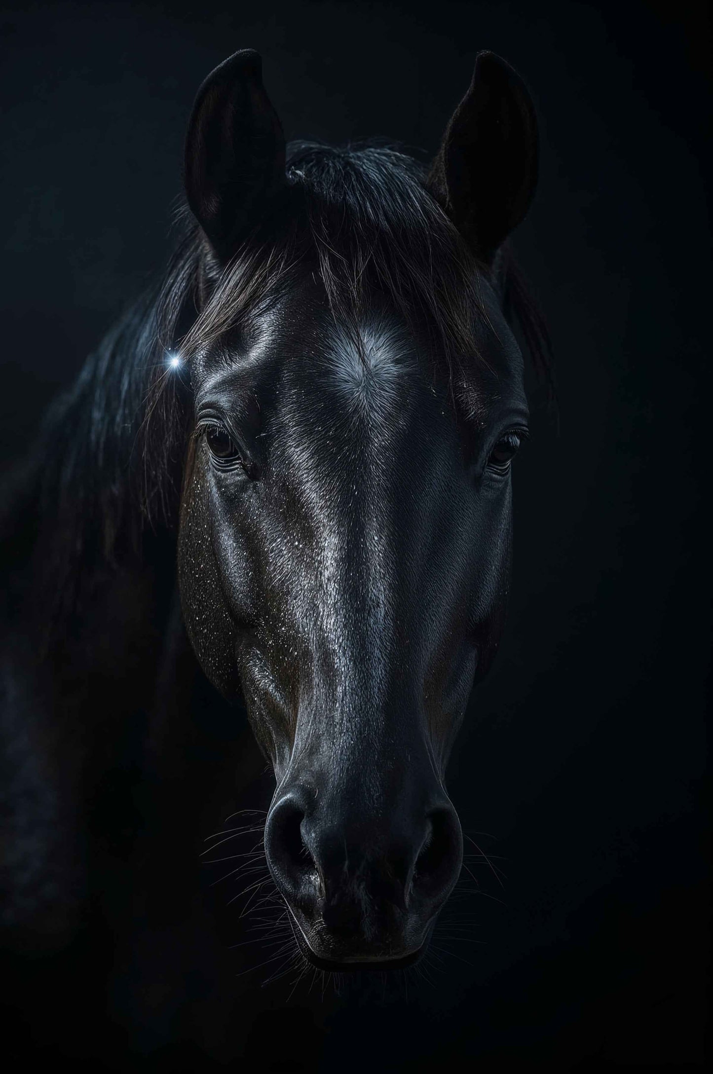 Obsidian Gaze - Fine Art Print