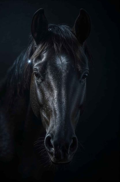 Obsidian Gaze - Fine Art Print