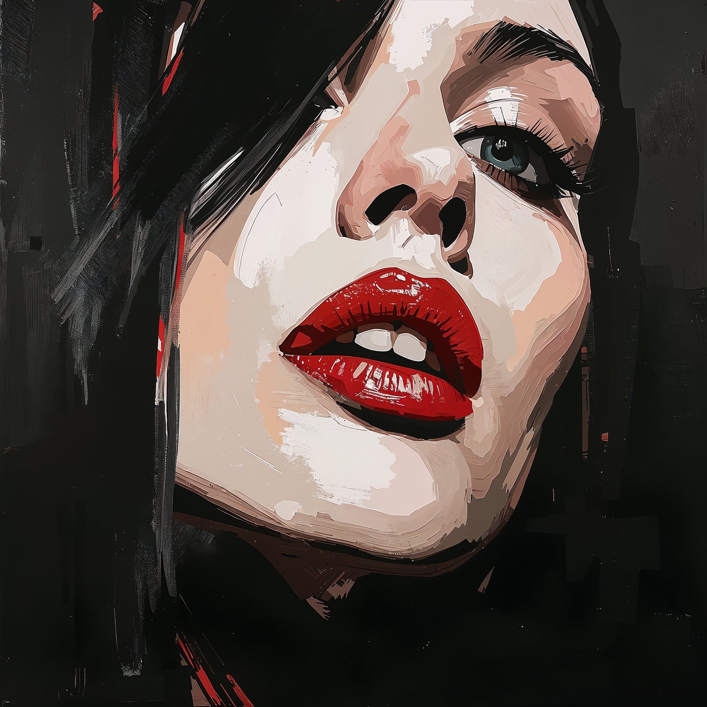 Scarlet Whisper - Fine Art Print